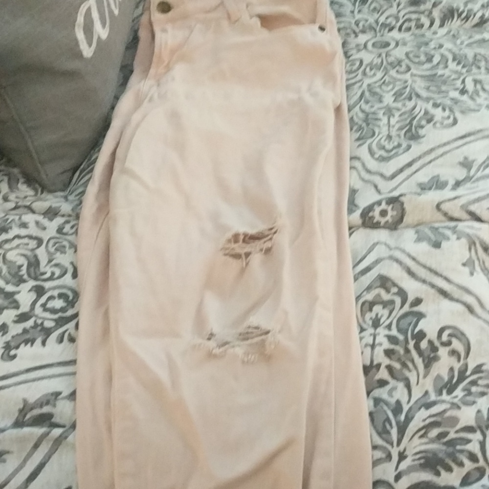 Pink jeans